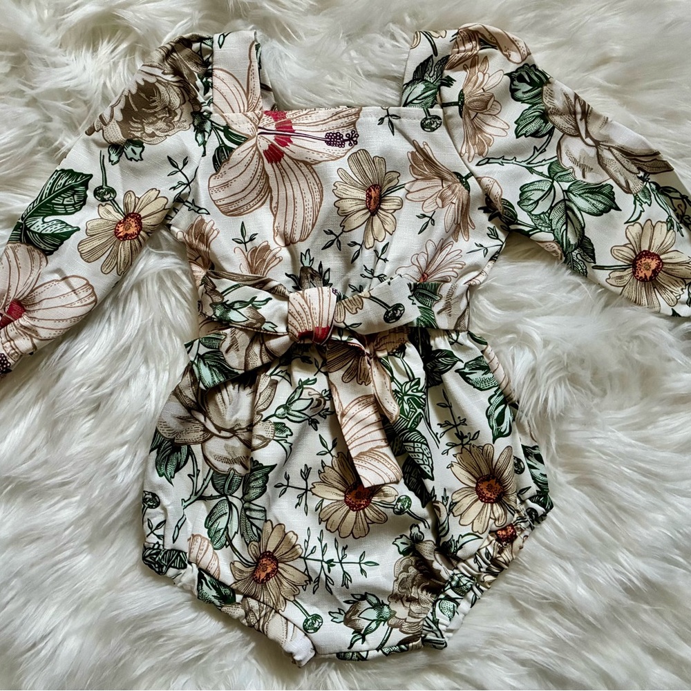 Floral Baby Romper